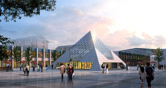 德兴金字塔网架